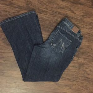Maurice’s Dark Wash Flare Jean